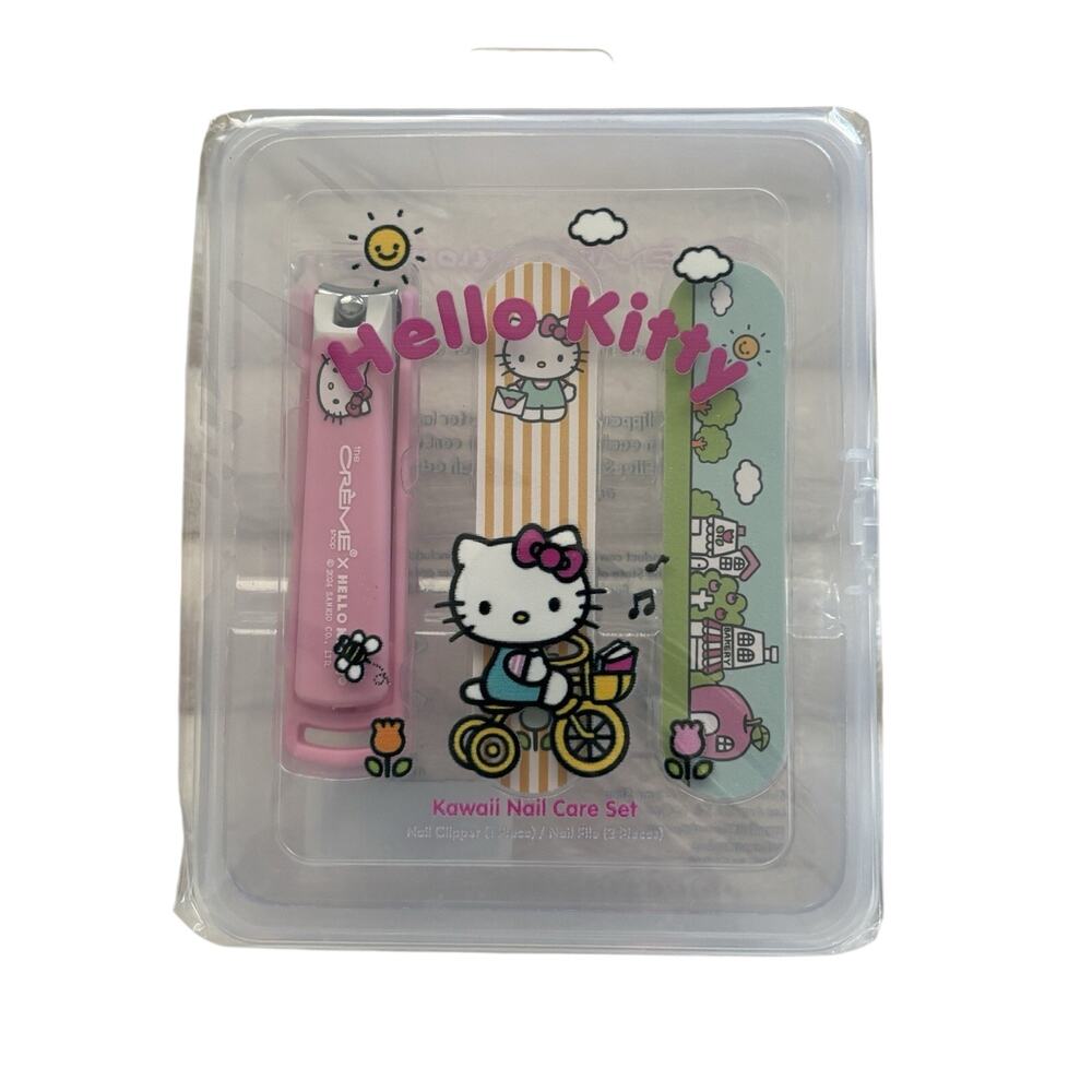 The Crème Shop x Hello Kitty Nail Clipper Nail files, 3-Pc Set NEW